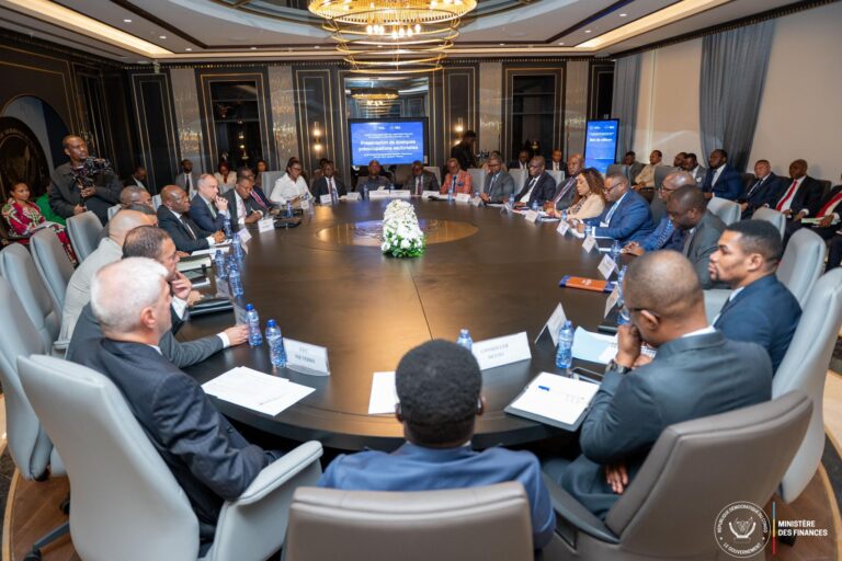 Le Ministre des Finances, son Excellence Doudou Fwamba, préside une réunion de haut niveau sur la réforme des finances publiques